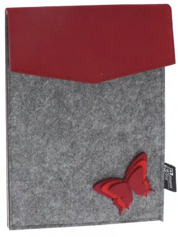 Папка из синтетического фетра "Бабочка" (28x22 см) (46126) обложка книги