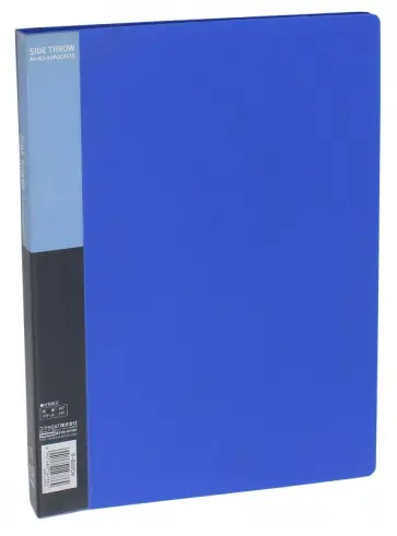 Папка синяя (20 вкладышей, А4-А3) (RA-B220B) обложка книги