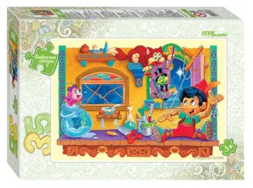 Step puzzle-35 "Пиноккио" (91170) обложка книги