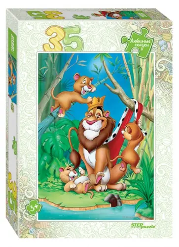 Step puzzle-35 "Король Лев" (91173) обложка книги