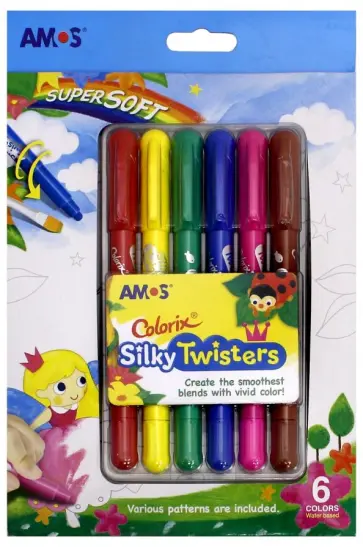 Мелки "Твистер. Сказка" (3 в 1, 6 цветов) (22251) обложка книги