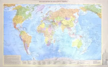 Коврик-подкладка для письма А2 с картой (2129.М) обложка книги