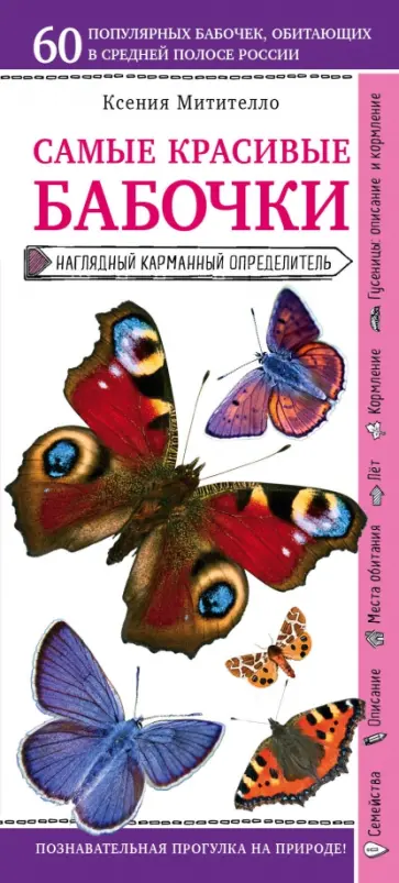 Ксения Митителло - Бабочки. Наглядный карманный определитель обложка книги