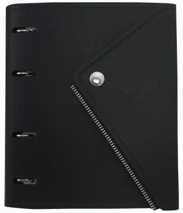 Тетрадь 120 листов, кольцевой механизм, Grunge, клетка, черный обложка книги