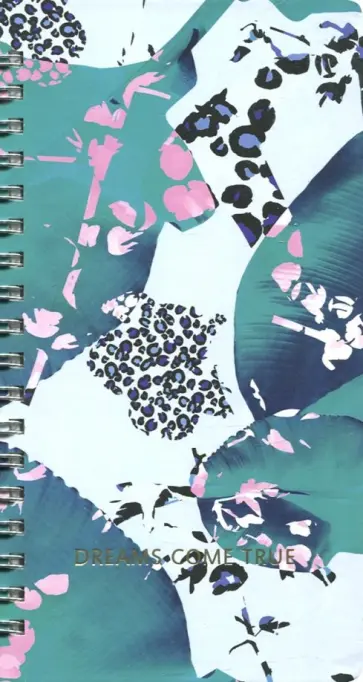 Блокнот "Mon cher. Листья" (100 листов, 94х174 мм, клетка, спираль, твердый переплет) (N1247) обложка книги