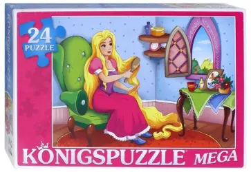 Mega Puzzle-24 "Рапунцель" (ПК24-9981) обложка книги