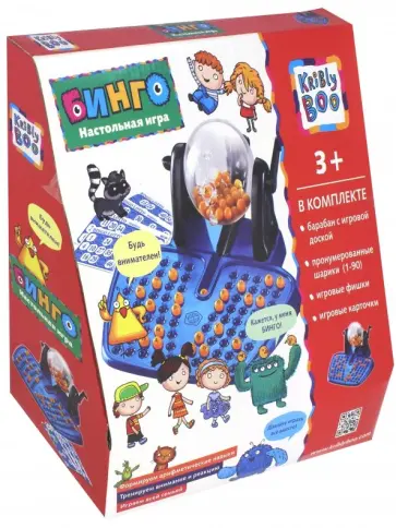 Настольная игра-лотерея Бинго (68094) обложка книги