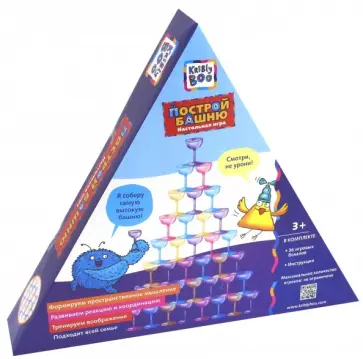 Настольная игра Построй башню (68093) обложка книги