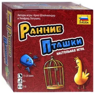 Настольная игра "Ранние пташки" (8719) обложка книги