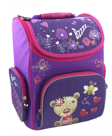 Ранец школьный "Bear", фиолетово-малиновый (830804) обложка книги