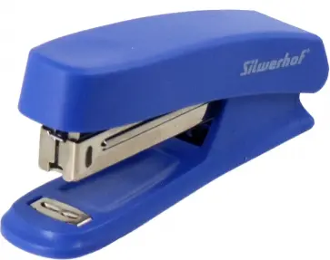 Степлер №1 0, 12 листов, синий обложка книги