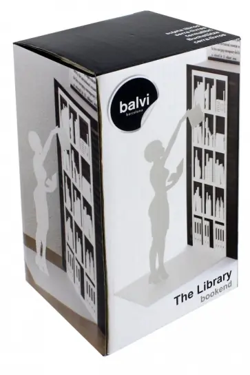 Держатель для книг "The Library", белый (26814) обложка книги