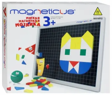 Мягкая магнитная мозаика 3+ (5 цветов) (MM-146) Мягкая магнитная мозаика 3+ (5 цветов) (MM-146) обложка книги