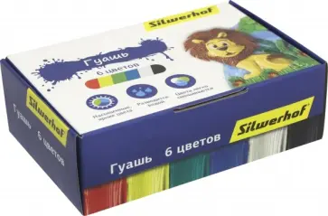 Гуашь 6 цветов "Пластилиновая коллекция" (962082-06) обложка книги