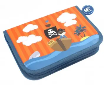 Пенал "Pirate 2" (с наполнением, 16 предметов) (49120-15) обложка книги