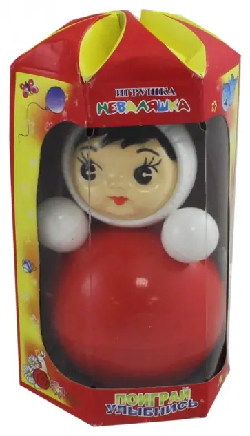 Неваляшка маленькая в художественной упаковке 15см (4С2021) обложка книги