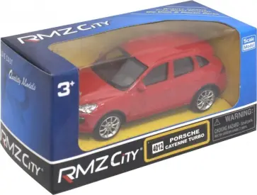 Машина металлическая "Porsche Cayenne Turbo" красная, 1:43 (444012) обложка книги