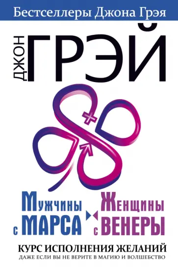 Джон Грэй - Мужчины с Марса, женщины с Венеры. Курс исполнения желаний. Даже если вы не верите в магию обложка книги