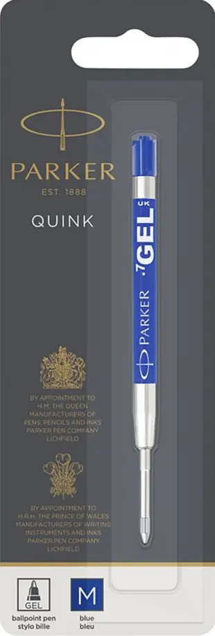 Сменный стержень для гелевой ручки Quink GEL Z05, M, синий обложка книги