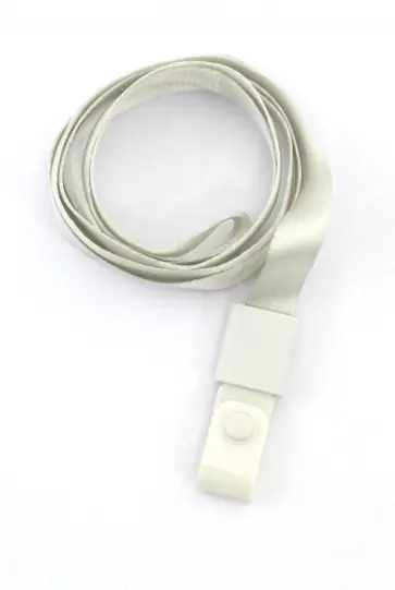 Шнур для бейджа 45х1 см белый (штучно) (8352white) обложка книги