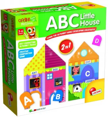 Английский алфавит для малышей. ABC Little House (E50086) обложка книги