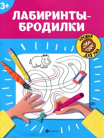 Лабиринты-бродилки. 3+ Лабиринты-бродилки. 3+ обложка книги