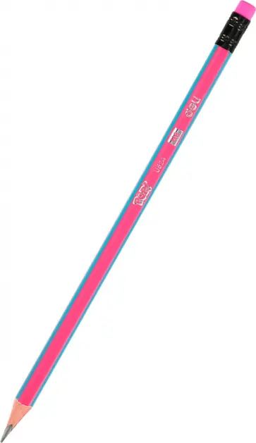 Карандаш чернографитный HB с ластиком "Deli" (EU52400) обложка книги