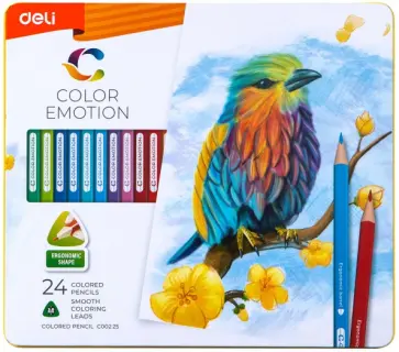 Карандаши 24 цвета Color Emotion липа (EC00225) обложка книги
