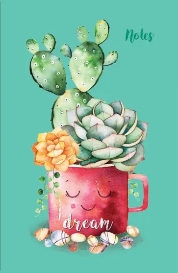 Блокнот "Кактусы. My dream" (32 листа, А5, линейка) обложка книги