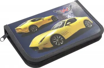 Пенал "Желтый автомобиль", 1 отделение (ПН-5819) обложка книги