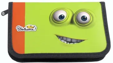 Пенал 1 отделение с откидной планкой ЖЁЛТЫЙ СМАЙЛИК (ПН-6131) обложка книги