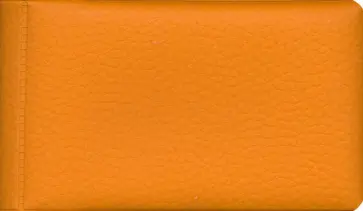 Визитница ПВХ, оранжевая обложка книги