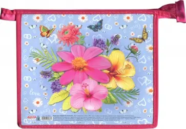 Папка для тетрадей "Яркие цветочки" А5 (ПТ-8986) обложка книги