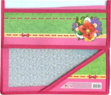 Папка для тетрадей "Цветы и бант", А5 (ПТ-8198) обложка книги