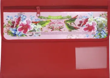 Папка для труда "Птицы и цветы", А4 (ПТР-3917) обложка книги