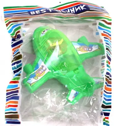 Самолет со светом, заводной в пакете (100795477) обложка книги