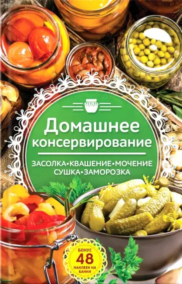 Домашнее консервирование. Засолка. Квашение. Мочение. Сушка. Заморозка обложка книги