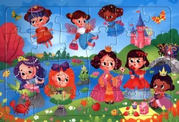 Пазл-24 листовой Сказочные феи, 24 детали обложка книги