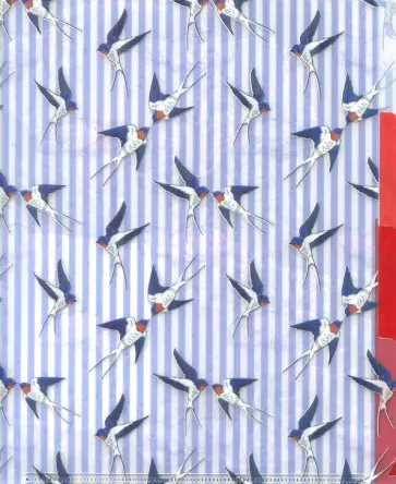 Папка-уголок для документов "Ласточки" (А5, 3 отделения) (47021) обложка книги