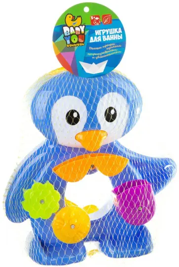 Игрушка для купания "Мельница Пингвин" (ВВ1910/Y13436030) обложка книги
