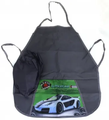 Фартук с 1 карманом "ГОЛУБОЕ АВТО" (ФН-0903) с нарукавниками обложка книги