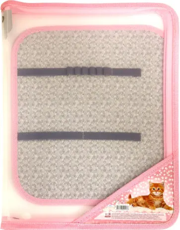 Папка для труда Котенок и кружево А4 обложка книги