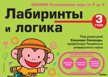 3+ Лабиринты и логика обложка книги