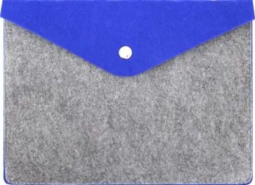 Папка А5 из фетра синяя обложка книги