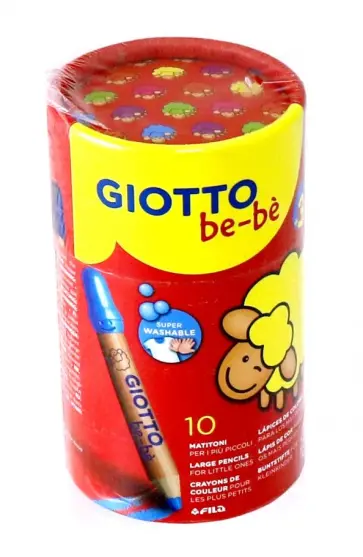 Карандаши цветные в пенале-тубусе "Giotto" (10 цветов) (479400) обложка книги