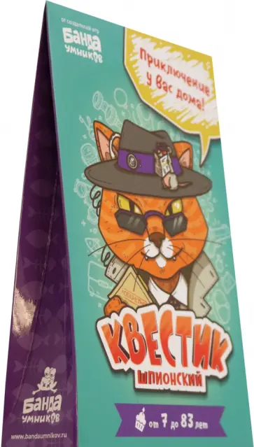 Квестик шпионский обложка книги