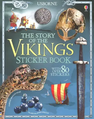 Megan Cullis - The Story of the Vikings Sticker Book обложка книги