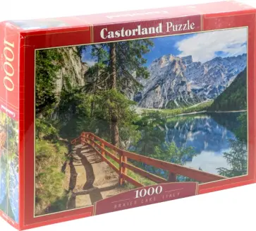 Puzzle-1000. Озеро Брайес, Италия обложка книги