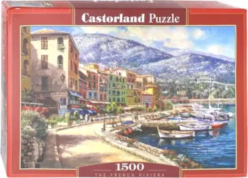 Puzzle-1500 "Французская Ривьера" (C-151745) обложка книги
