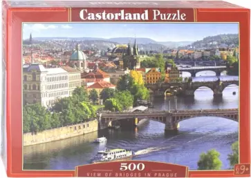 Puzzle-500 "Мосты Праги" (B-53087) Puzzle-500 "Мосты Праги" (B-53087) обложка книги